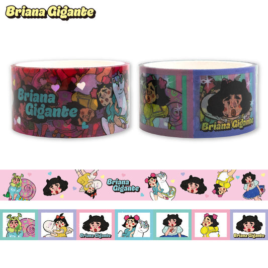 【予約販売】ブリアナ・ギガンテ コラボ クリアロールテープ2P