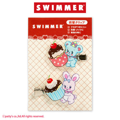 SWIMMER コラボ アクリル前髪クリップ