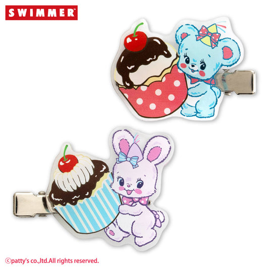 SWIMMER コラボ アクリル前髪クリップ