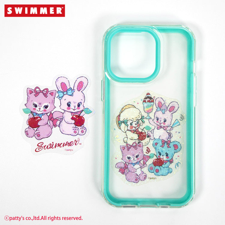 SWIMMER コラボ ステッカー(クリア)