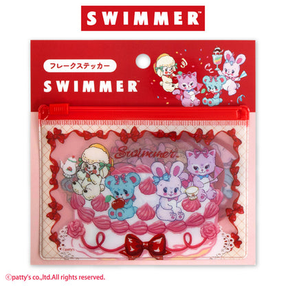 SWIMMER コラボ フレークステッカー