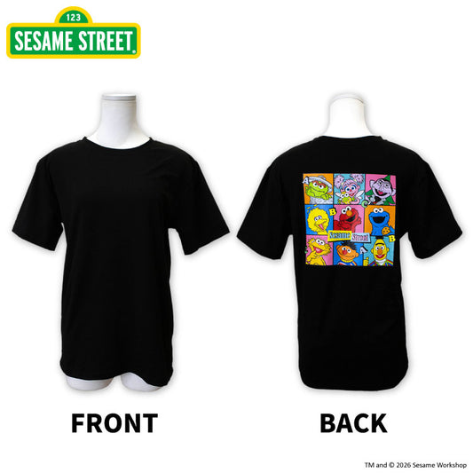 【予約販売】セサミストリート バックプリントTシャツ