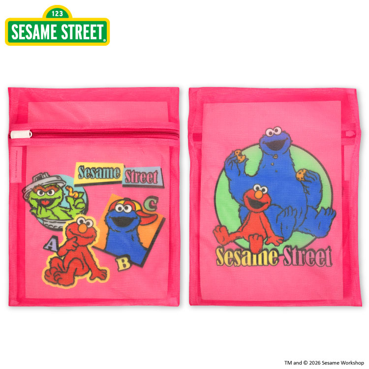 セサミストリート 洗濯ネット2P