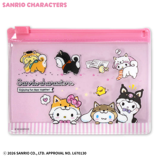 サンリオキャラクターズ フレークステッカー しばいぬデザイン