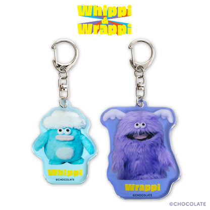 【予約販売】ホイッピ&ラッピ コラボ ぷっくりアクリルキーホルダー