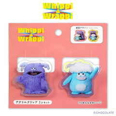 ホイッピ&ラッピ コラボ アクリルクリップ2P