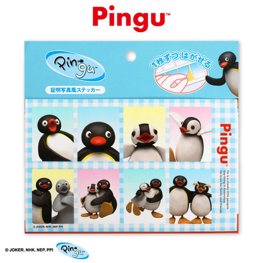 【予約販売】ピングー コラボ 証明写真風ステッカー