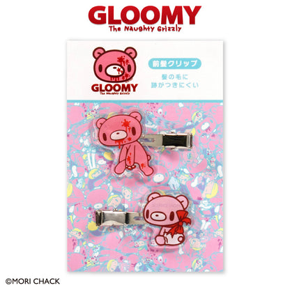 【予約販売】いたずらぐまのグルーミー アクリル前髪クリップ