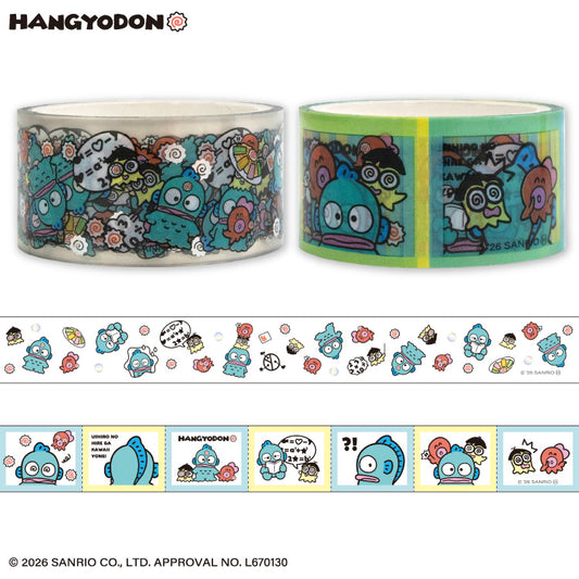 【予約販売】ハンギョドン クリアロールテープ2P