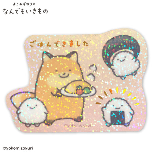 【予約販売】なんでもいきもの ステッカー(クリア)