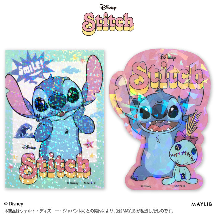 【予約販売】スティッチ ステッカー(クリア)