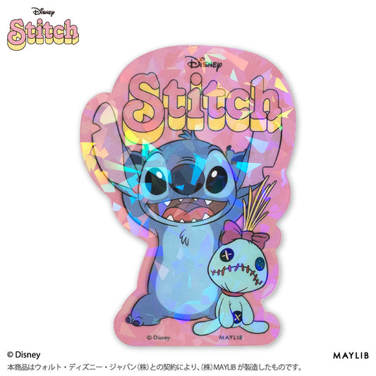 【予約販売】スティッチ ステッカー(クリア)