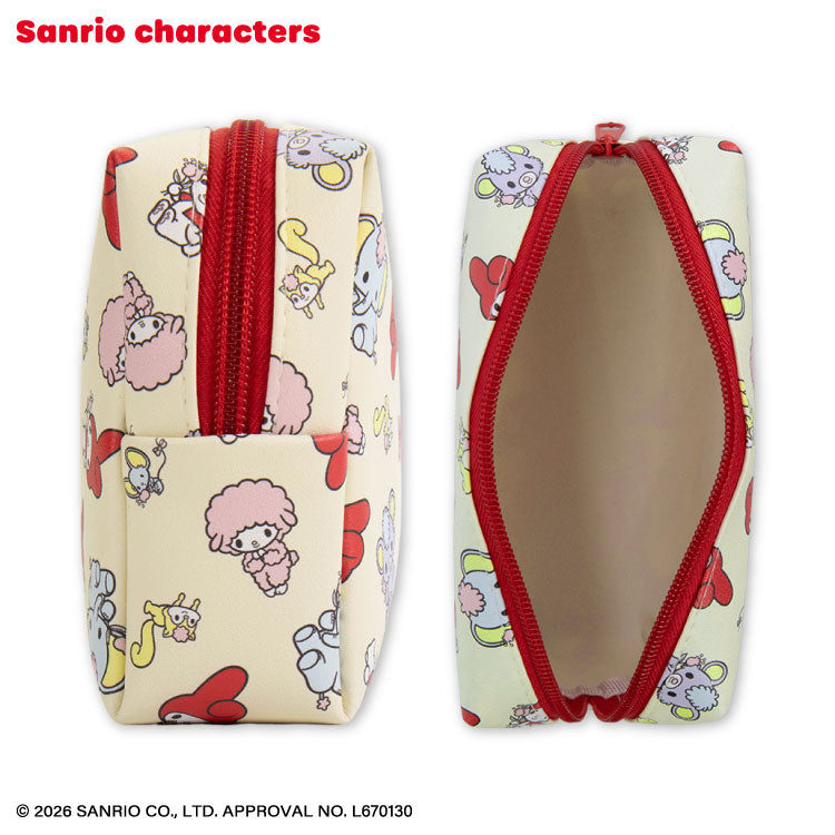 予約商品】サンリオキャラクターズ レトロデザイン 箱型ポーチ