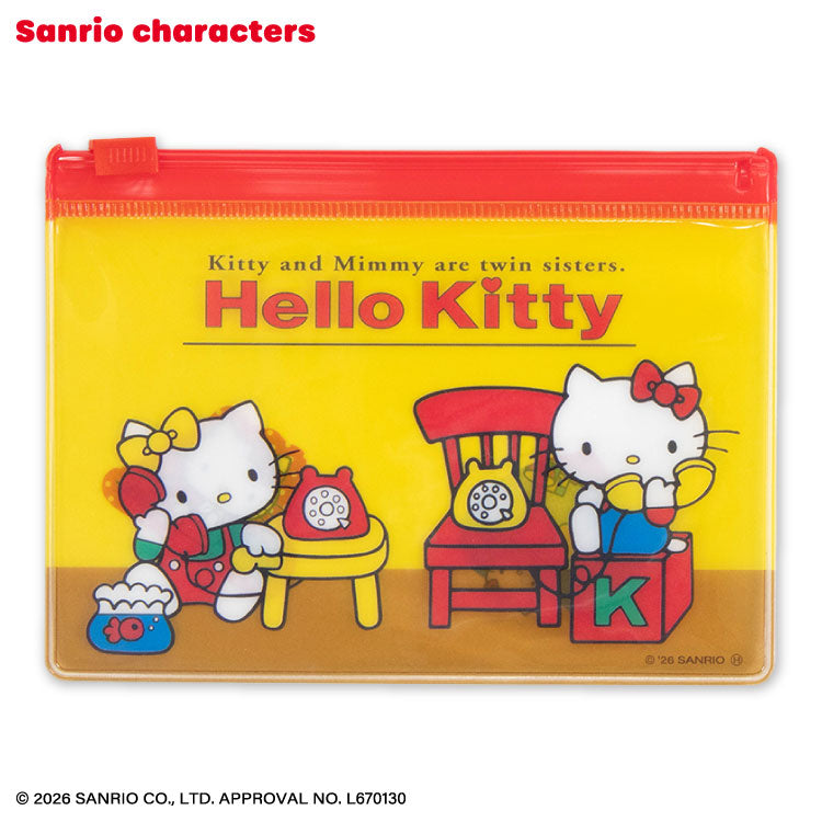 サンリオキャラクターズ レトロデザイン フレークステッカー