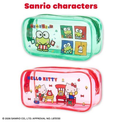 サンリオキャラクターズ レトロデザイン クリアペンケース