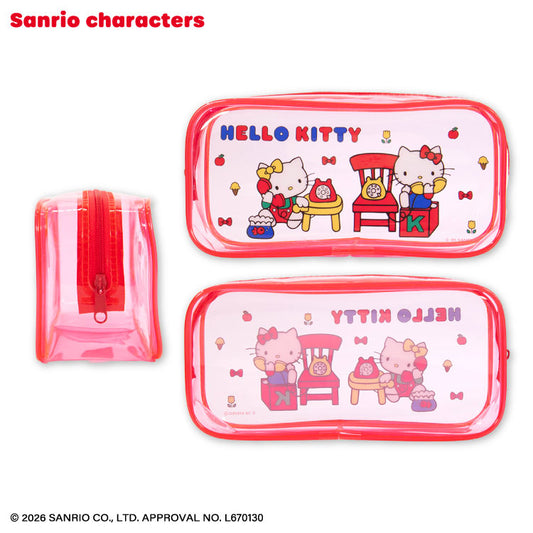 【予約商品】サンリオキャラクターズ レトロデザイン クリアペンケース
