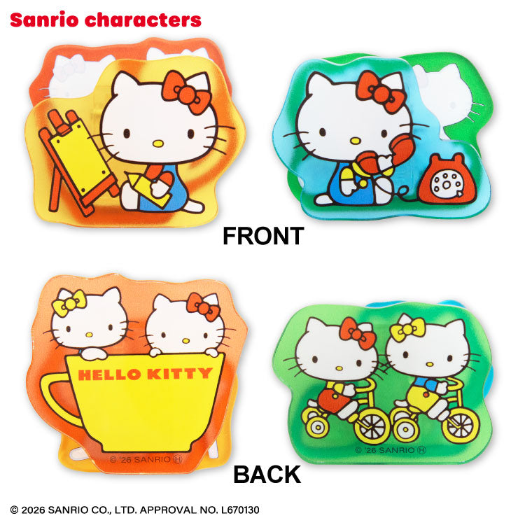 サンリオキャラクターズ レトロデザイン アクリルクリップ2P