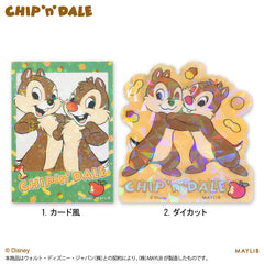 チップ＆デール ステッカー(クリア)