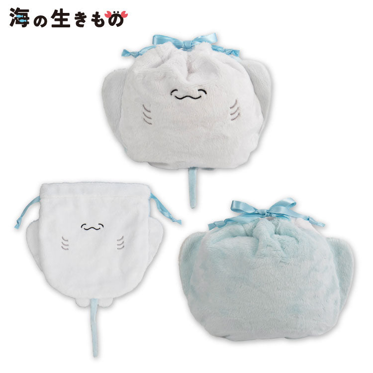 【予約商品】海の生きもの ふわふわ巾着