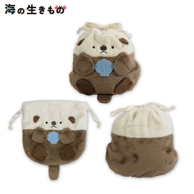 【予約商品】海の生きもの ふわふわ巾着