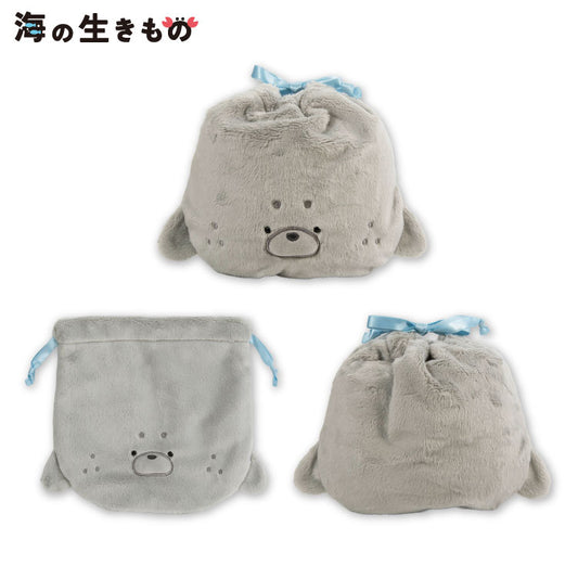 【予約商品】海の生きもの ふわふわ巾着