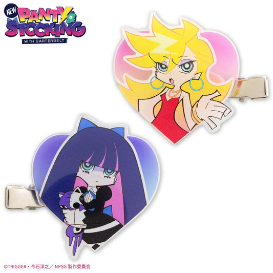 【予約商品】New PANTY ＆ STOCKING with GARTERBELT コラボ アクリル前髪クリップ