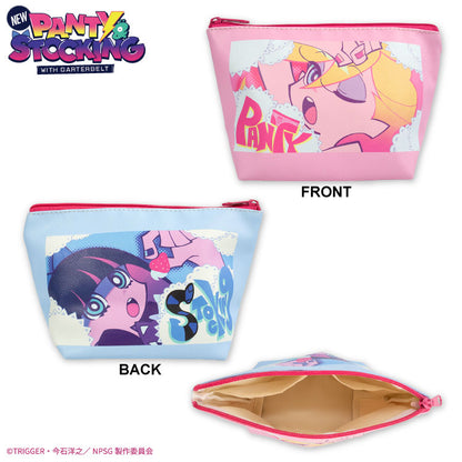 【予約商品】New PANTY ＆ STOCKING with GARTERBELT コラボ 台形ポーチ