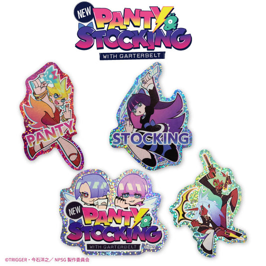 【予約商品】New PANTY ＆ STOCKING with GARTERBELT コラボ ステッカーホログラム