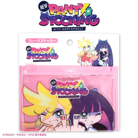 【予約商品】New PANTY ＆ STOCKING with GARTERBELT コラボ フレークステッカー