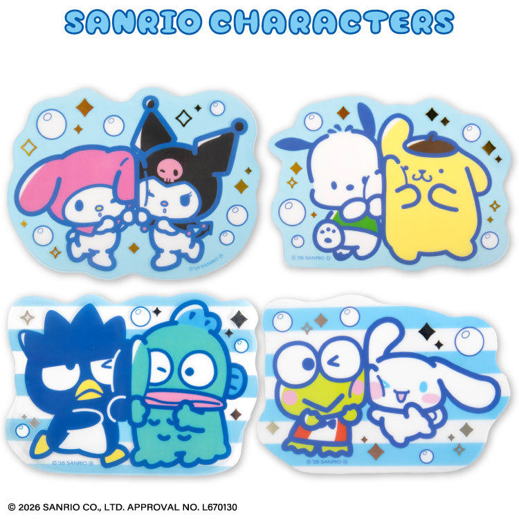 サンリオキャラクターズ ステッカークリア ぷくペタ