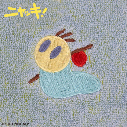 ニャッキ コラボ ジャガードハンドタオル