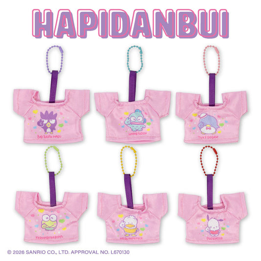 【予約商品】サンリオキャラクターズ はぴだんぶい Ｔシャツキーホルダー
