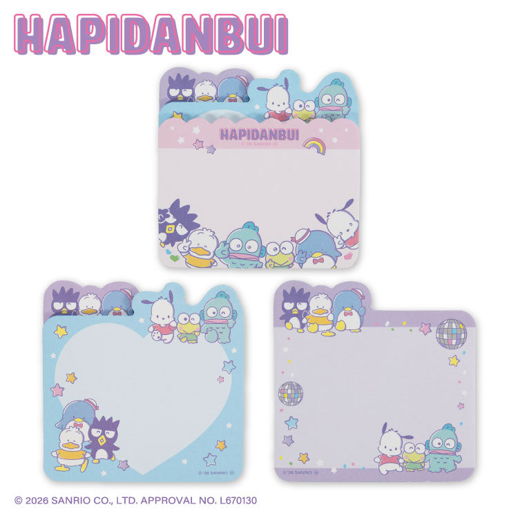 【予約商品】サンリオキャラクターズ はぴだんぶい ダイカットメモ
