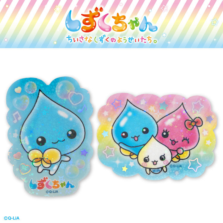 【予約商品】しずくちゃん コラボ ステッカークリア