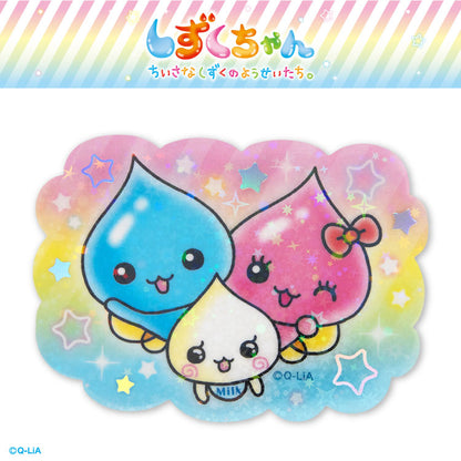 【予約商品】しずくちゃん コラボ ステッカークリア
