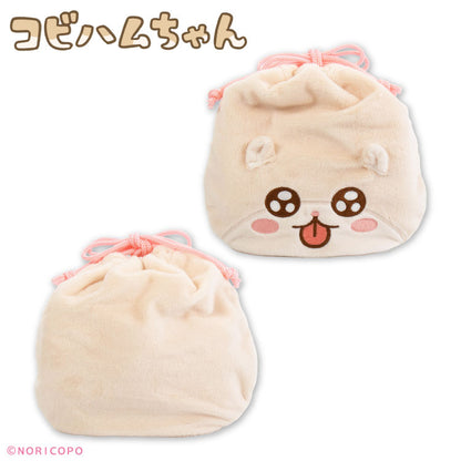【予約商品】コビハムちゃん コラボ ふわふわ巾着
