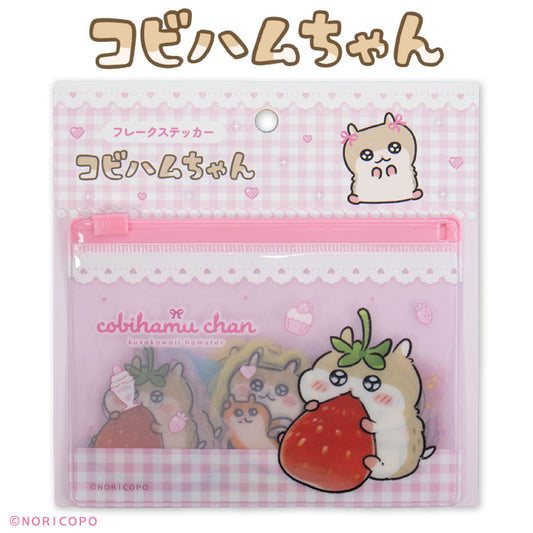 【予約商品】コビハムちゃん コラボ フレークステッカー